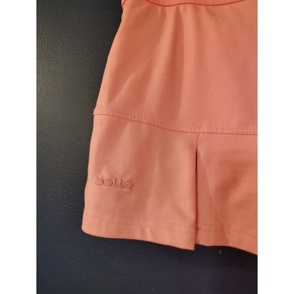 Bolle Tennis Skort Sz S Pink Gray Pleated Matching Compression Shorts Stretch - Picture 4 of 8